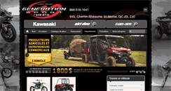 Desktop Screenshot of generation-sport.ca